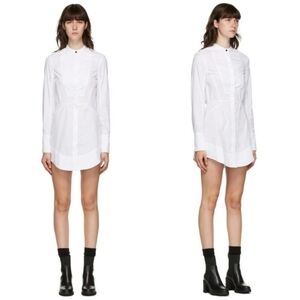 Rag & Bone Victorine Collarless Shirtdress